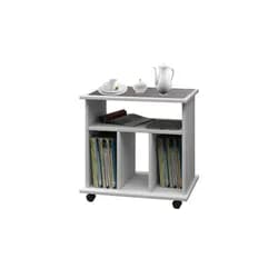 Ebuy24 Tabina Hifi-Möbel 4 Ablagen weiß.