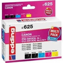 edding 625 Canon PGI-580XXLBK/CLI-581XXLBK/C/M/Y Multipack 5