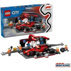 LEGO® City Box mit F1® Mechanikern und Ferrari Auto 60443