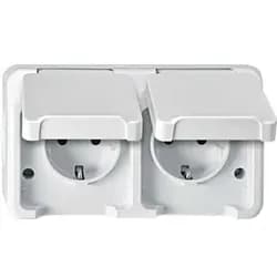 Merten, Steckdose, SCHUKO-Doppel-Steckdose