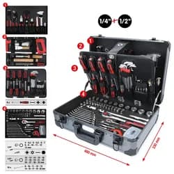 KS Tools 1/4"+1/2" Universal-Werkzeug-Satz, 149-tlg.