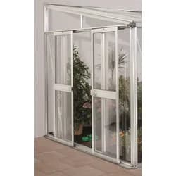 VITAVIA Doppeltür für Gewächshäuser »Athena«, BxH: 119 x 176 cm - silberfarben