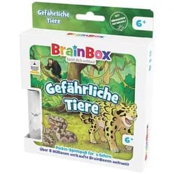 BrainBox Spiel BrainBox Pocket - Gefährliche Tiere (MQ10)