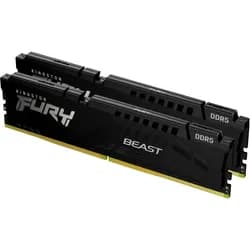 Kingston FURY Beast (6000 MHz, DDR5-RAM, DIMM), RAM, Schwarz