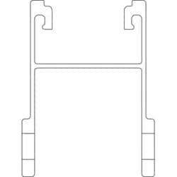 K2 Systems Montagesystem Obergurt 2003263