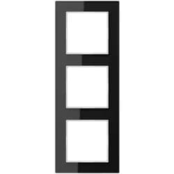 Jung Glasrahmen 3-fach sw AC 583 GL SW