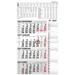NEUMANN Wandkalender ZETTLER 4-Monatskalender Kombi 2027