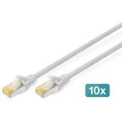 patch cable - 50 cm - grey - Grau - 0.5m