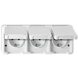 Merten, Steckdose, SCHUKO-Dreifach-Steckdose