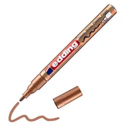 edding 751 Permanent Lackmarker Kupfer Fein Rundspitze 1 - 2 mm Wasserbeständig