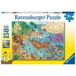 Ravensburger Puzzle Kinderpuzzle Die Piratenbucht (150 Teile), Puzzleteile