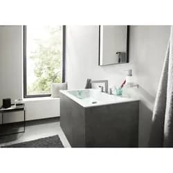 HANSGROHE 76033000 3-Loch Waschtischarmatur 110 Finoris - Silber
