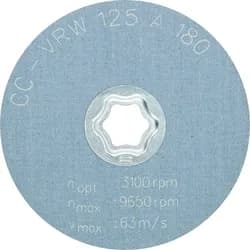 Vliesscheibe Pferd COMBICLICK, Ø 125 mm, Körnung A180