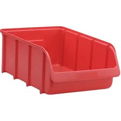 Hünersdorff Sichtbox aus PP, Gr. 5 rot