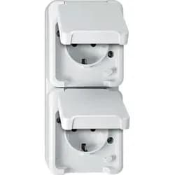 Merten, Steckdose, SCHUKO-Doppel-Steckdose