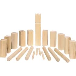 goki Spiel goki Wikingerspiel Kubb, kleine Größe, im Baumwollbeutel