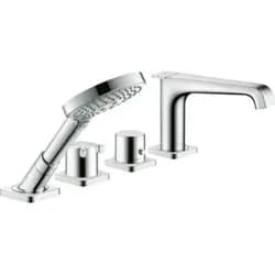 hansgrohe Fertigset Axor Citterio E 4-L-Fliesenrd.-Arm., m Thermostat, chrom