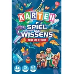Jumbo Spiele Spiel Spiel des Wissens - Kartenspiel Rund um die Welt Euro Hook