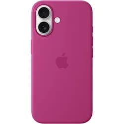 iPhone 16 Silicone Case with MagSafe - Fuchsia