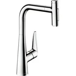 hansgrohe Metris Select Küchenarmatur 73867000 mit Ausziehbrause, 2jet, sBox, chrom