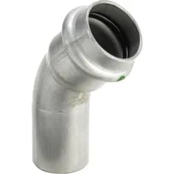 VIEGA Bogen I/A 45° Sanpress Inox Edelstahl 28mm