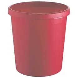 helit Papierkorb 18L - rot