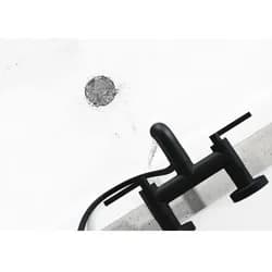 KLUDI 205403915 NOVA FONTE Wannenarmatur PURISTIC - Schwarz