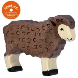 goki Spielfigur GOKI Gollnest & Kiesel Schaf, stehend, schwarz