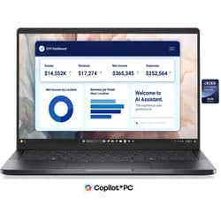 Dell PRO 14 PREMIUM PA14250 (14", 512 GB, 16 GB, DE), Notebook, Grau