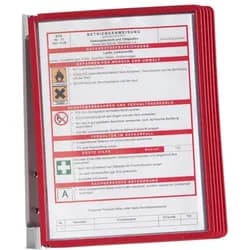 DURABLE Sichtafelsystem rot Vario Wall 5
