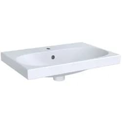 Geberit Acanto WT, verk. Ausladung, 60x42cm m. Hl., m. Ül., weiß