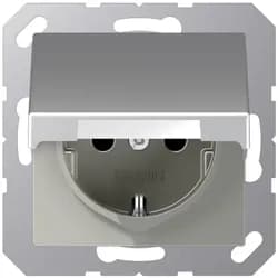 JUNG Steckdose SCHUKO mit Klappdeckel