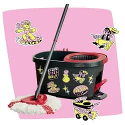 Vileda Staubbesen Vileda 183681 Vileda TURBO MY STYLE Box - Cleaning Lovers Wischmopp-Ko rot