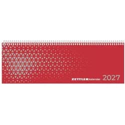 NEUMANN Tischkalender ZETTLER Tischkalender Expert rot 2027