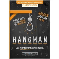 Denkriesen Spiel HANGMAN - CLASSIC EDITION - "Galgenmännchen TO GO"