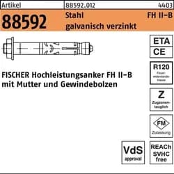 fischer Hochleistungsanker FH II 18/25 B