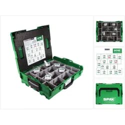 Spax, Schrauben, Montagekoffer (1070 Schrauben pro Stück)