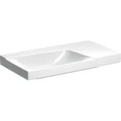 Geberit Waschtisch Xeno2 90x48cm, Ab R, o HL, o. ÜL, we. K-Tect