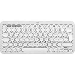 Logitech Pebble Keys 2 K380s (DE, Kabellos), Tastatur, Weiss