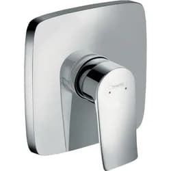 HANSGROHE Brausenmischer Unterputz Metri Fertigset eckig chrom