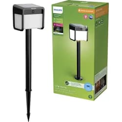 Philips Ultra efficiente Solar Wegeleuchte Ezra in Schwarz