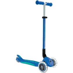 Globber Scooter ELITE Lights mit Leuchtrollen, blau