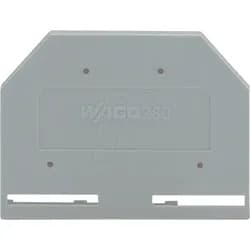 WAGO Abschlußplatte grau 280-301