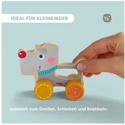 Haba Nachziehspielzeug Babywelt Schiebefigur Hund 2013418001