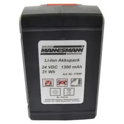 Brüder Mannesmann Werkzeuge Brüder Mannesmann M17696 Werkzeug-Akku 24 V 1.3 Ah Li-Ion Akku