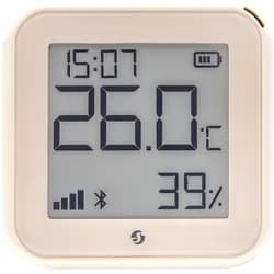 Shelly H&T Gen 3 Ivory, Thermometer + Hygrometer, Weiss
