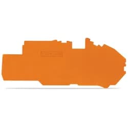 WAGO Abschlussplatte orange 2016-7792