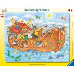Ravensburger Puzzle Kinderpuzzle 48 Teile - Die große Arche Noah, Puzzleteile
