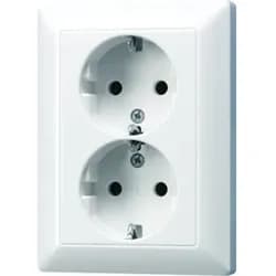 Jung SCHUKO-Steckdose aws AS 5020 KIU WW