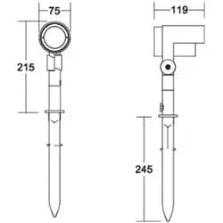 Brumberg Leuchten LED-Erdspieß 65272103